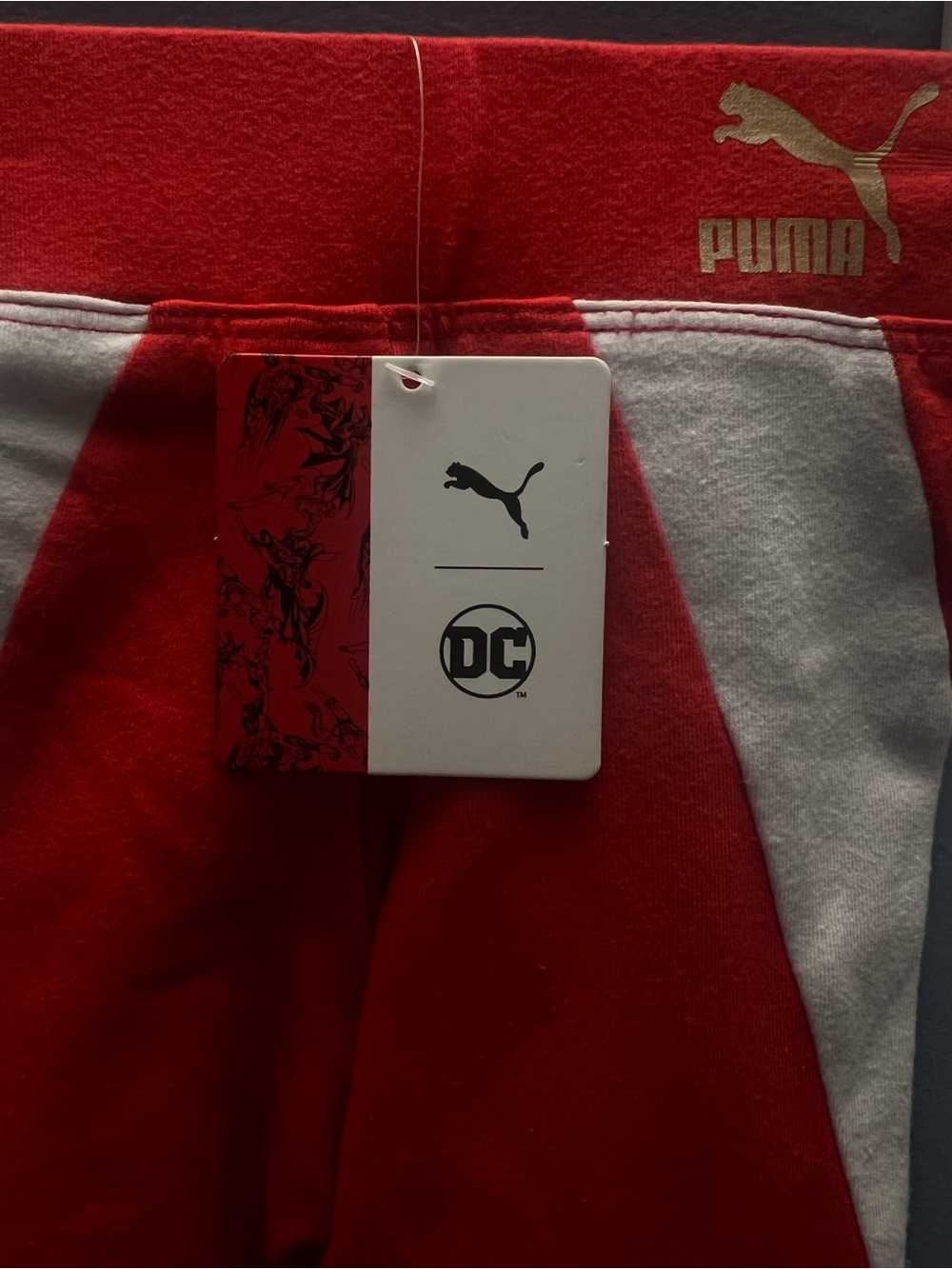 2T Wonder Woman Red Superhero Leggings - Picture 3 of 4